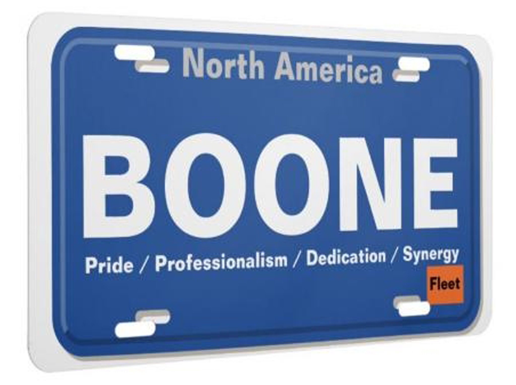 Boone Motor Freight Plate